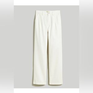 NWT Harlow Wide Leg Pant Madewell - white tile - plus size